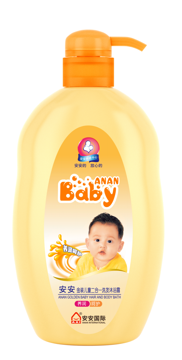 德赢VWIN金装儿童二合一洗发沐浴露 养润呵护